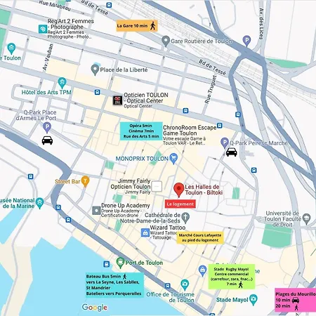 Avec Vue Sur Les Halles Toulon